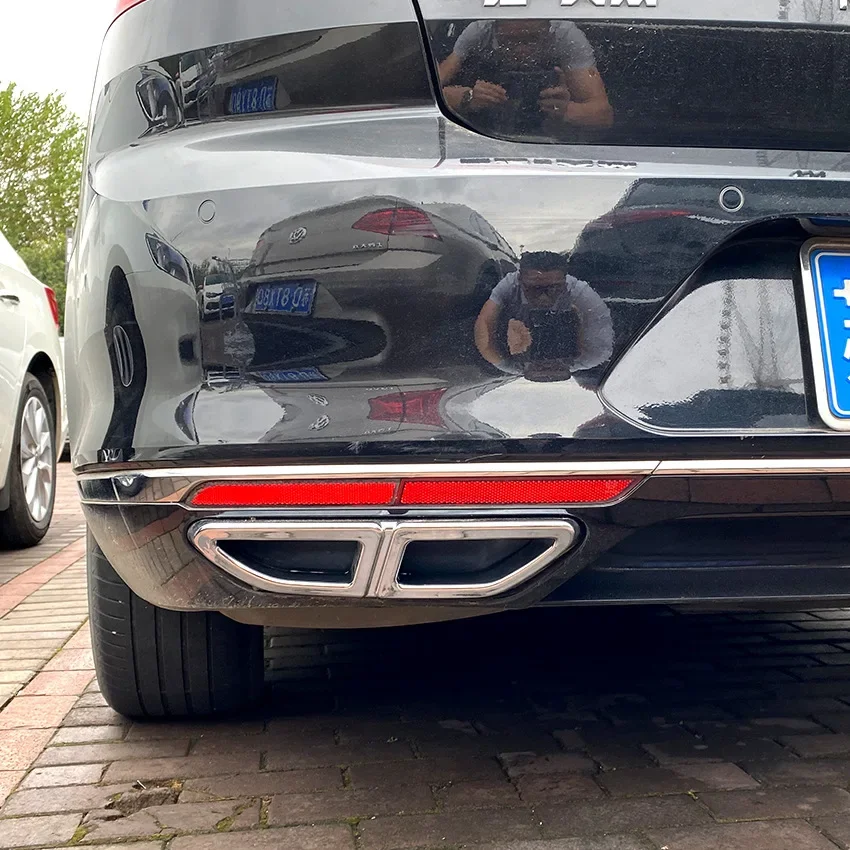 

Automobile Tailpipe Frame Exhaust Pipe Cover for VW VOLKSWAGEN Passat B8