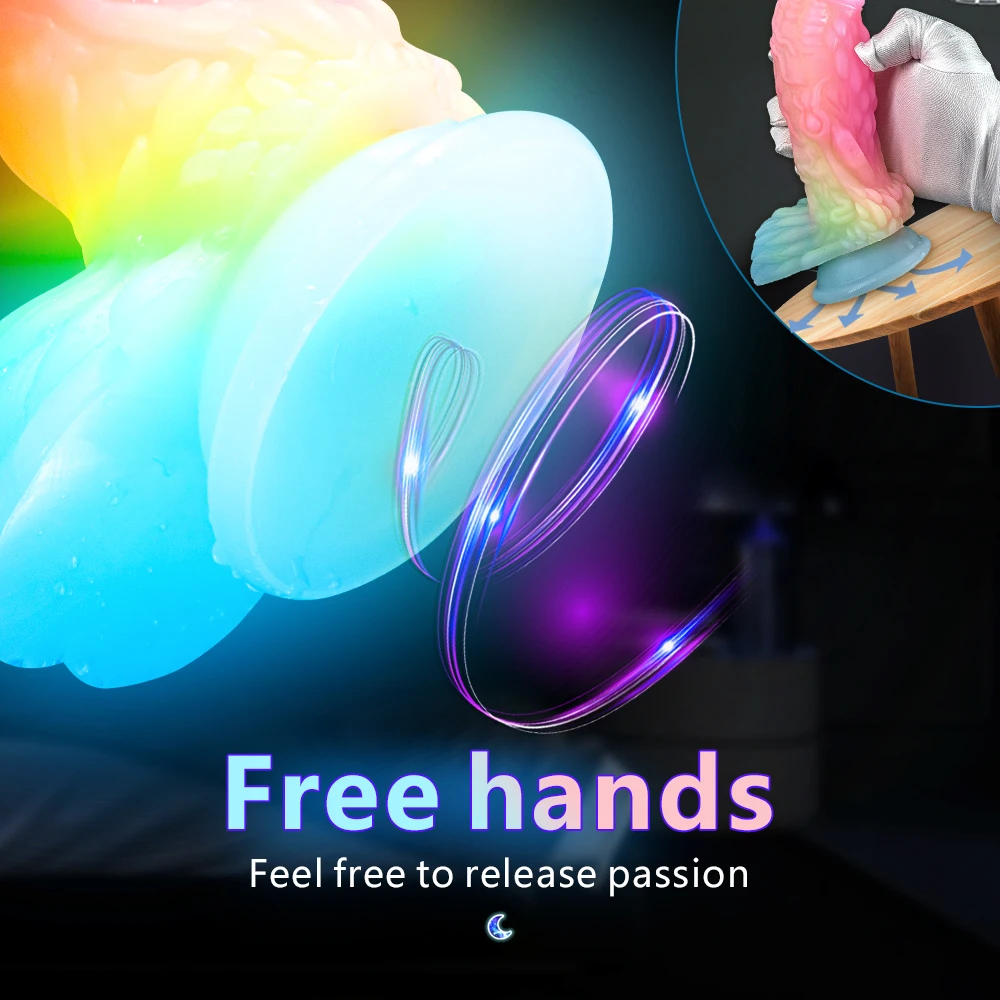Huge Bad Dragon Dildo Sex Toys Luminous Penis for Woman Soft Suction Cup Monster Dildo Masturbation sex tooys for man Anal Plug