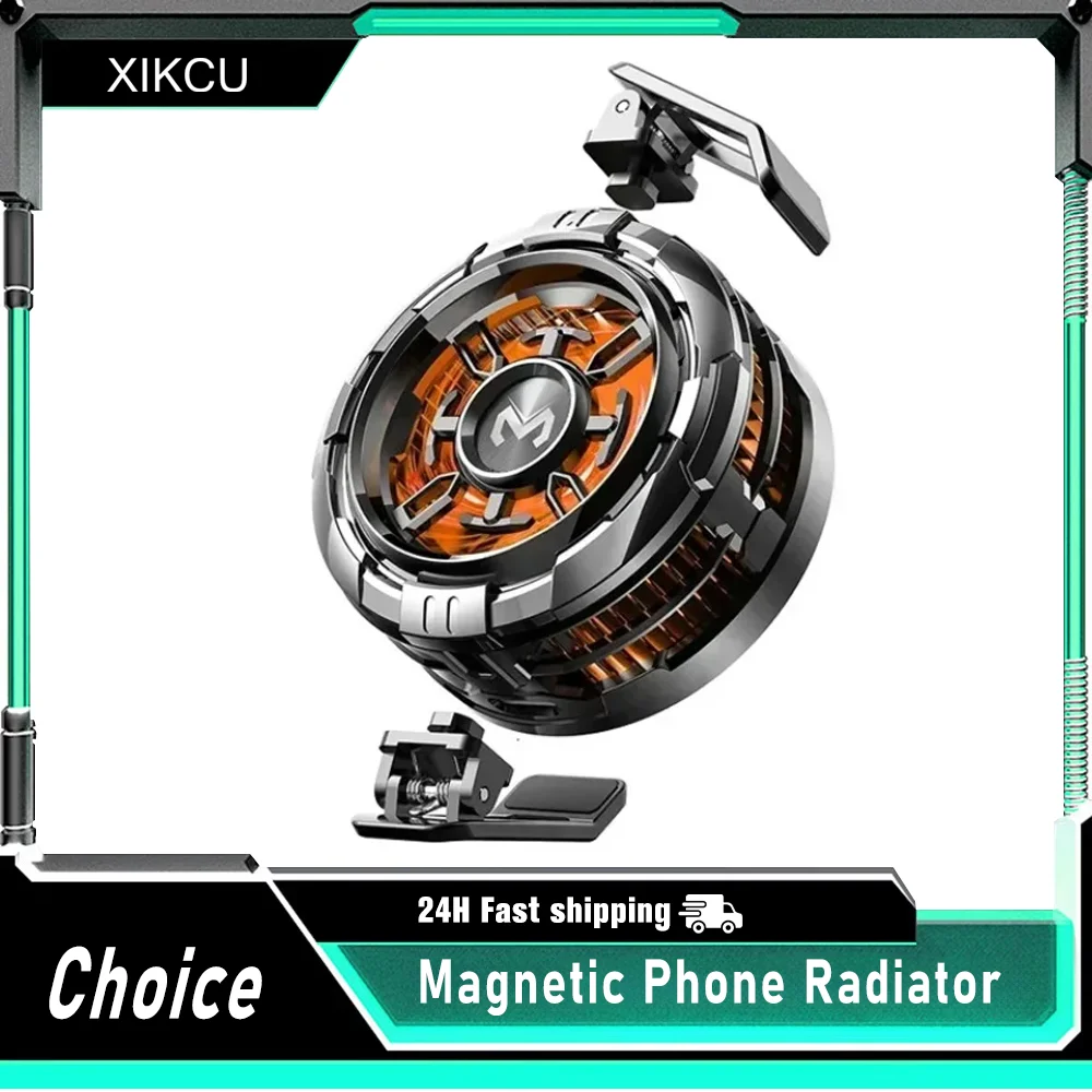 

Универсальный охладитель для мобильных телефонов, полупроводниковый вентилятор-радиатор 2 в 1 CX08 с магнитным креплением для iPhone, Samsung, PUBG