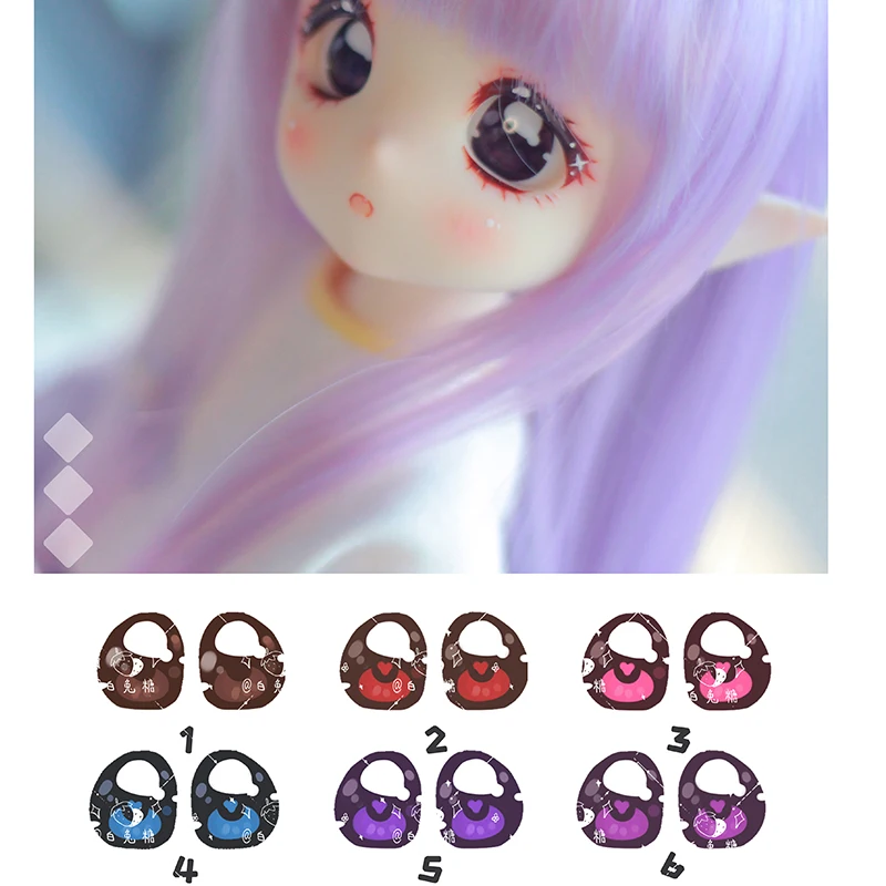 

BJD eyes 10mm-16mm-20mm-24mm doll eyes 14mm bjd acrylic eyeballs 1/12 1/8 1/6 1/4 1/3 BJD SD doll accessories doll cartoon eyes