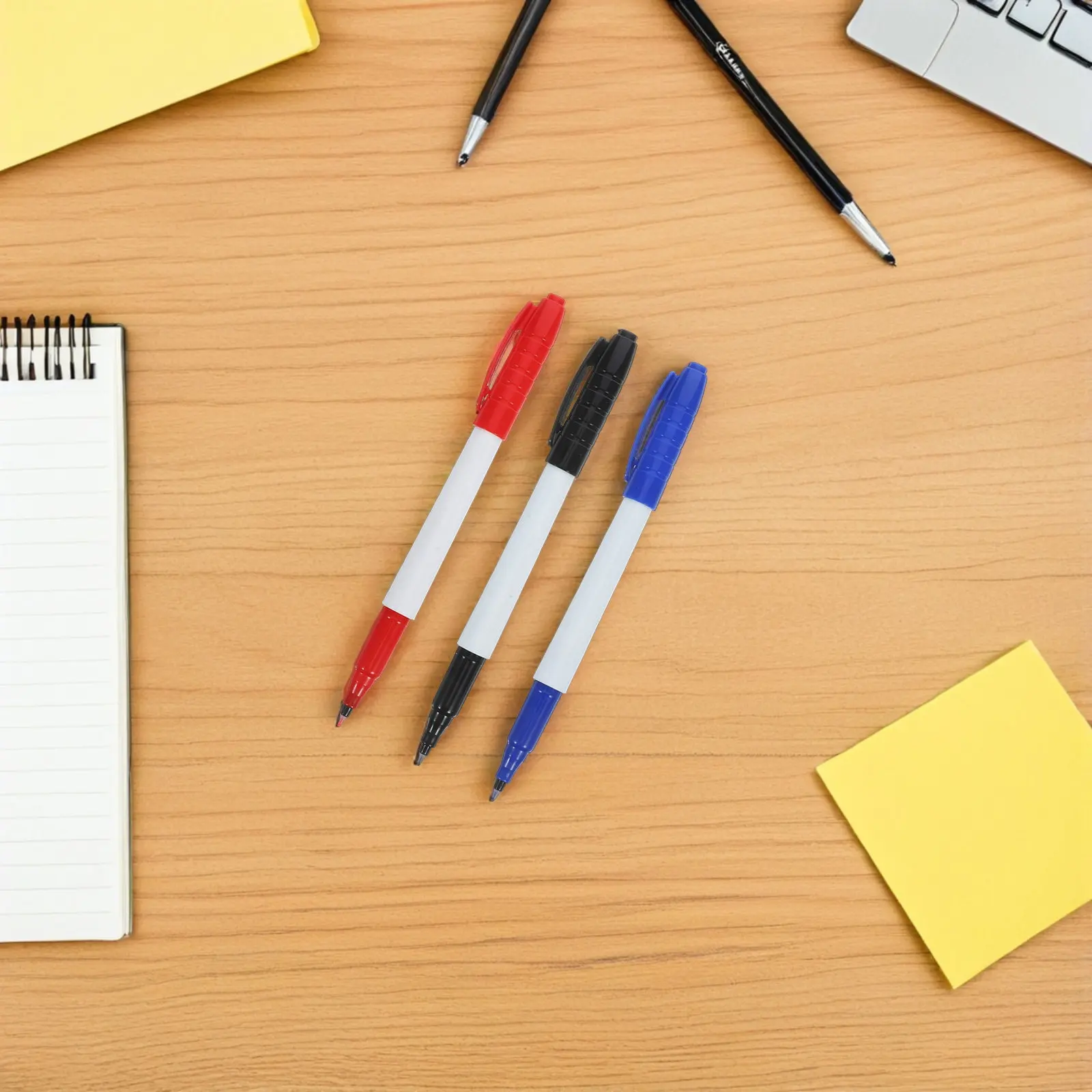 

12Pcs Dry Erase Markers Fine Tip 0.5mm Colored Whiteboard Pens Erasable Smooth Wipe Clean Quickdrying for Office Classroom Home