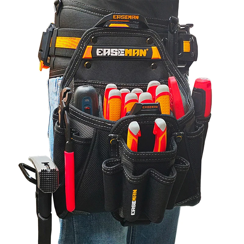 Electrician Carpenter Special Work Tools Storage Bag Portable Multifunctional Tool Organizer Bags Reinforced Hardware Accessory