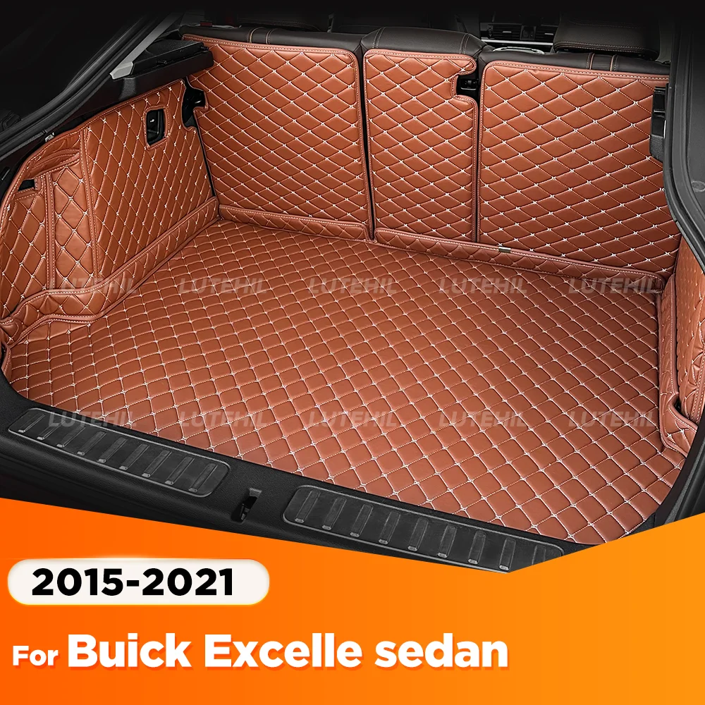 

Для Buick Excelle седан 2015-2021 20, 19, 18, 17 16, автоматический коврик для багажника с полным покрытием, автомобильный багажник, аксессуары для интерьера