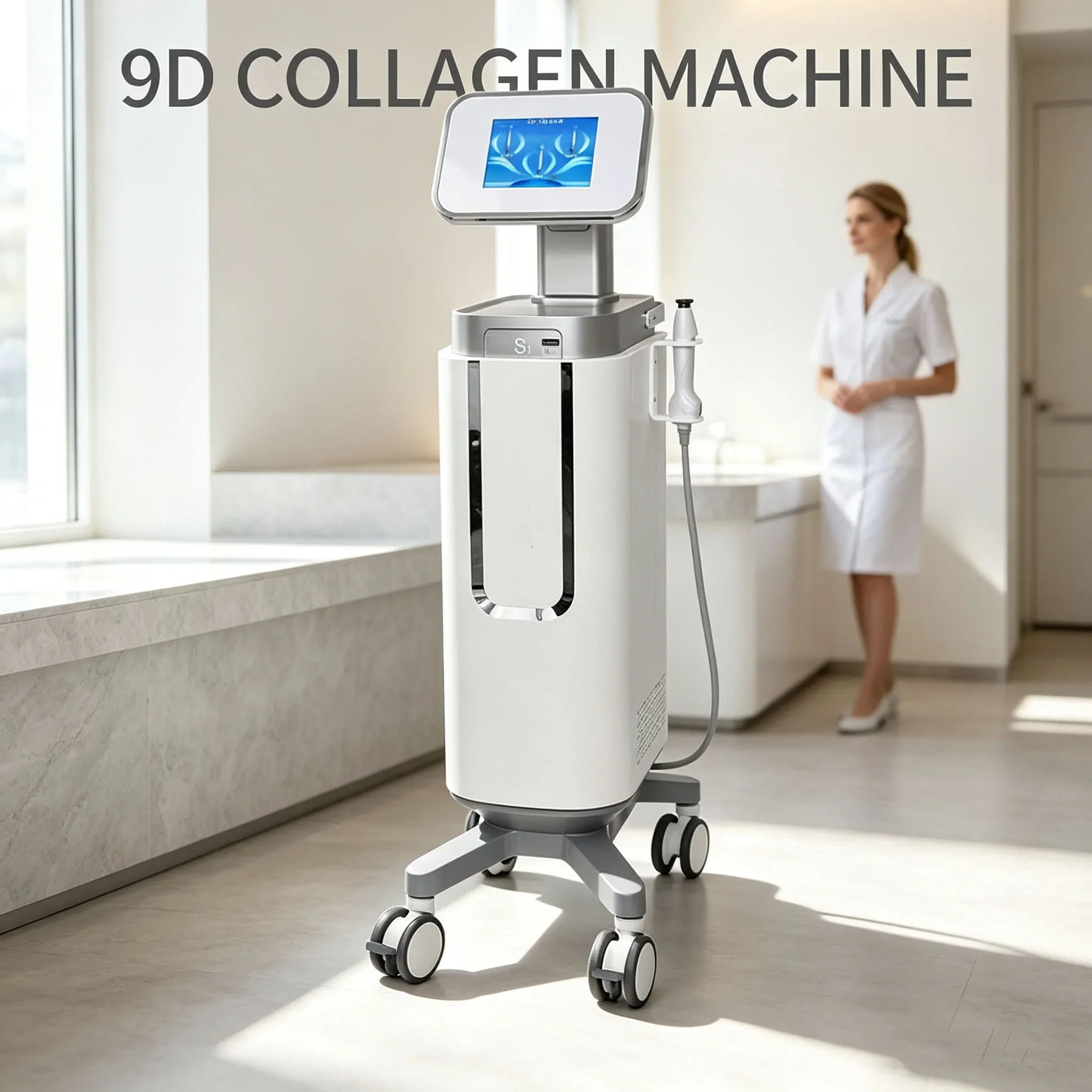 9D Collagen Machine Beauty Instrument All-in-one Machine Hydration Introduction Device Facial Lifting V Face