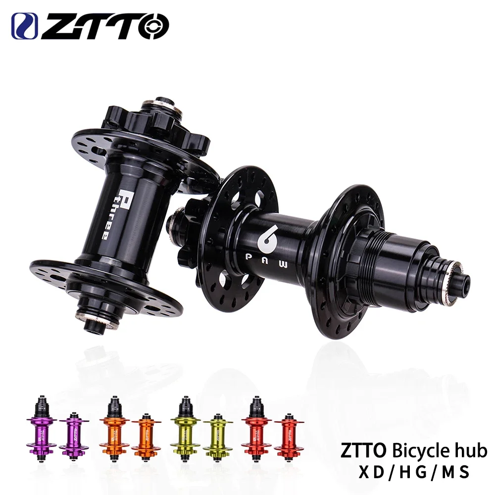 ZTTO MTB Bike Wheel Hub 148 110mm Boost 142 12mm 100mm Thru Axle 141 135mm QR Skewer 6 Pawls HG XD MS Bicycle Wheelset Hub Body