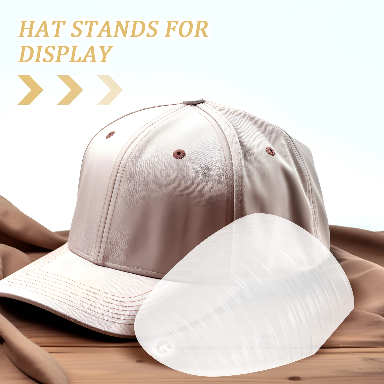 

10pcs Hat Holders Inserts Baseball Cap Racks Lightweight Compact Hat Support Baseball Cap Inserts For Home Shop Display