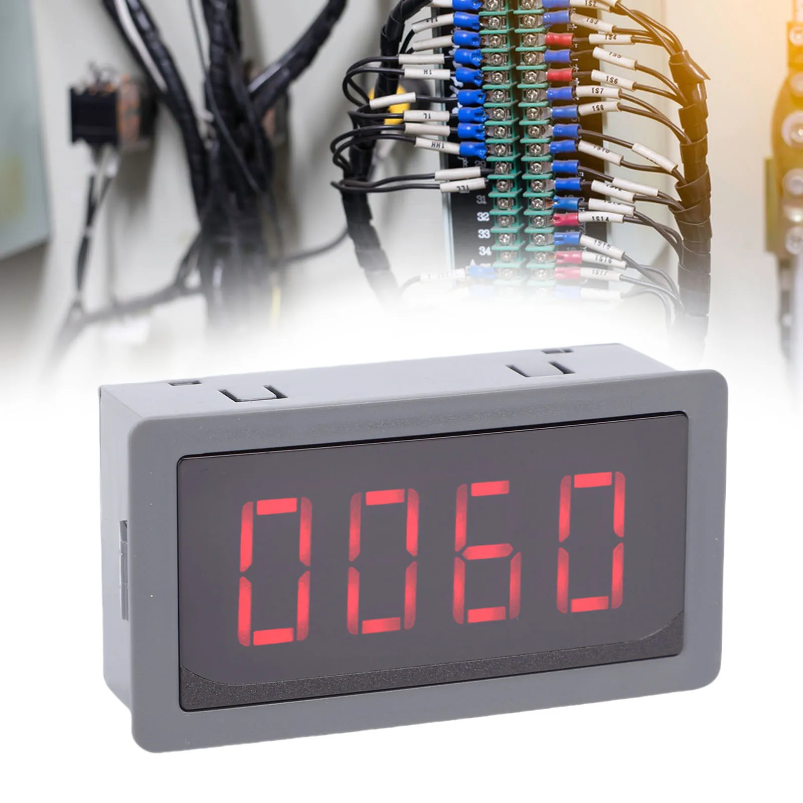 0-10V 0/4-20mA Current Voltage Signal Generator Interface Analog Simulator Adjustable 4 Digit Display for PLC Panel Debugging