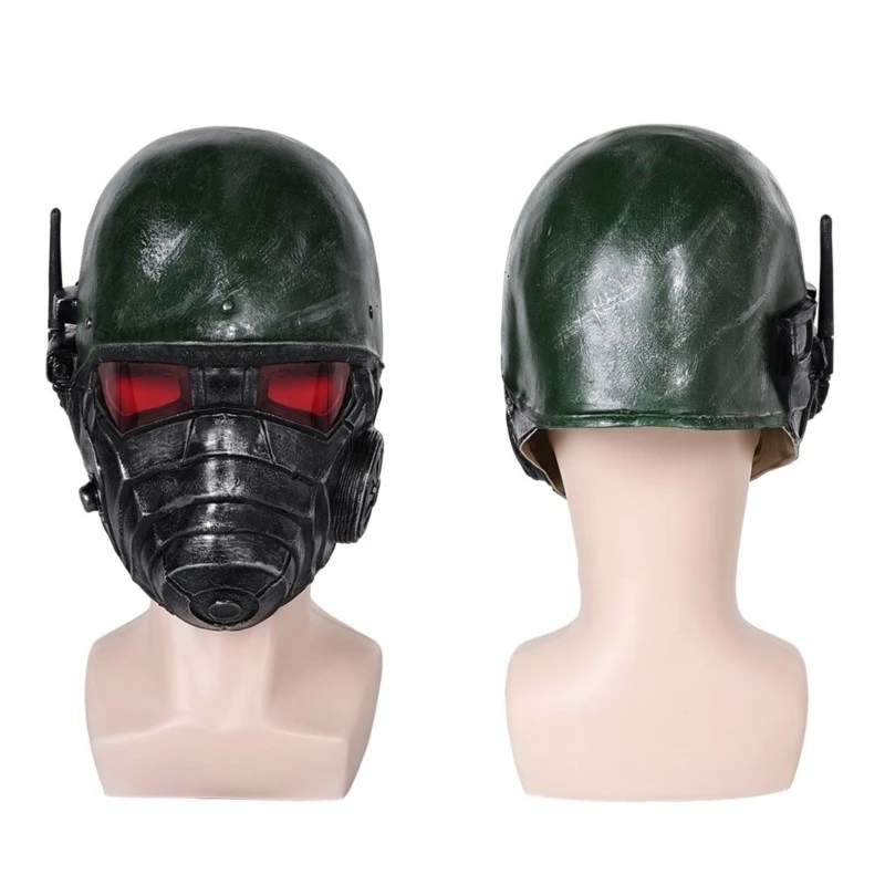 Masque Cosplay de Soldats, Casque, Accessoires de Costume, TV, Automne, Équipement de Sauna en Latex, Unisexe, Adulte, Halloween, Accessoires Imbibés