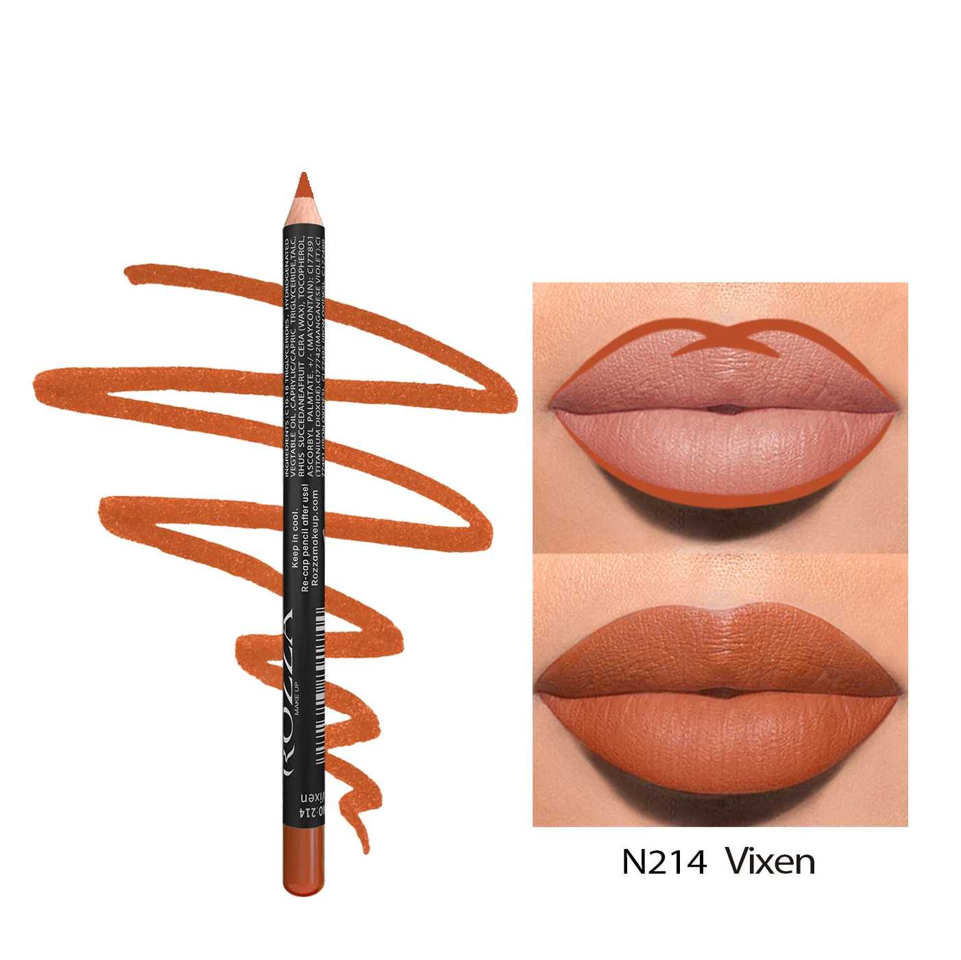 14pcs/set Lip Liner Pencil Matte Nude Contour Lipliner Lipstick Waterproof Long Lasting Lipstick Pen Lip Tint Cosmetics