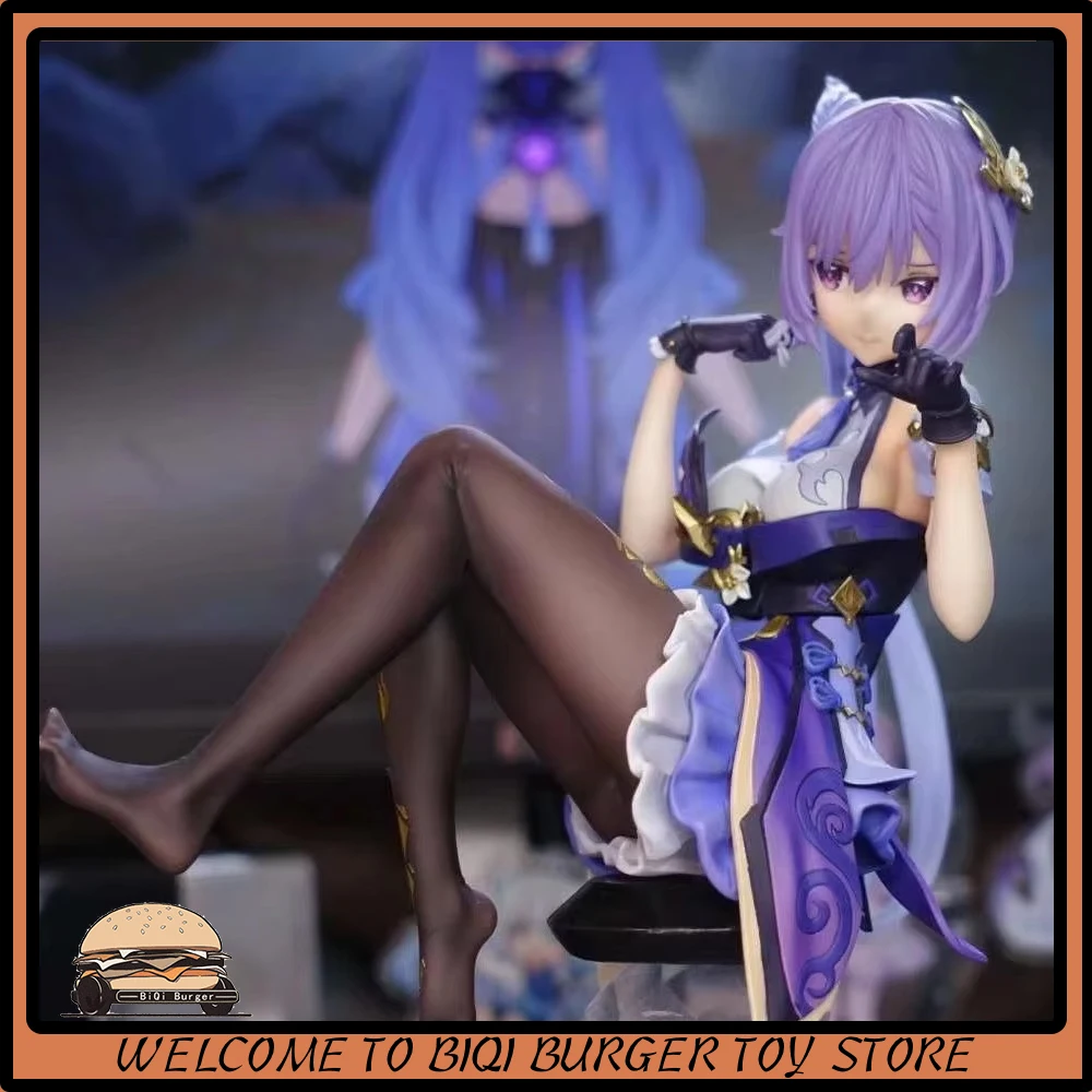 

Keqing Figure Genshin Impact Anime Figures Sexy Girl Pvc Models Gk Statues Dolls Collection Desk Decorations Toys Birthday Gifts