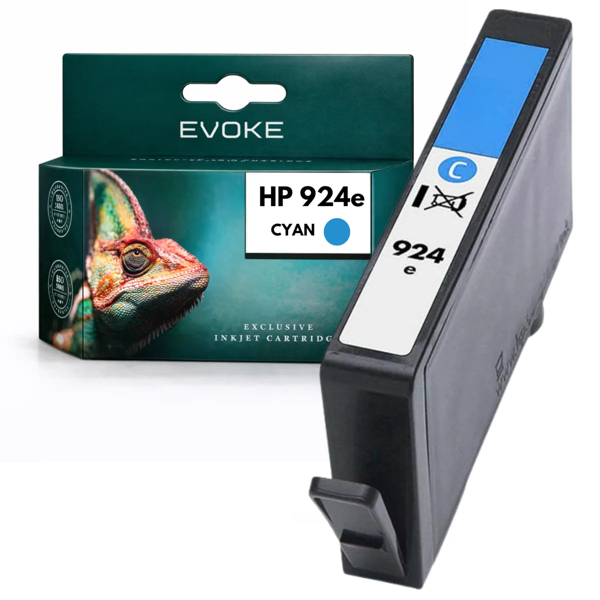Evoke compatibele toner voor Hp 924E Hp924E 4K0V7Ne cyaan 8122E/8124E/8125E/8132E/8134E