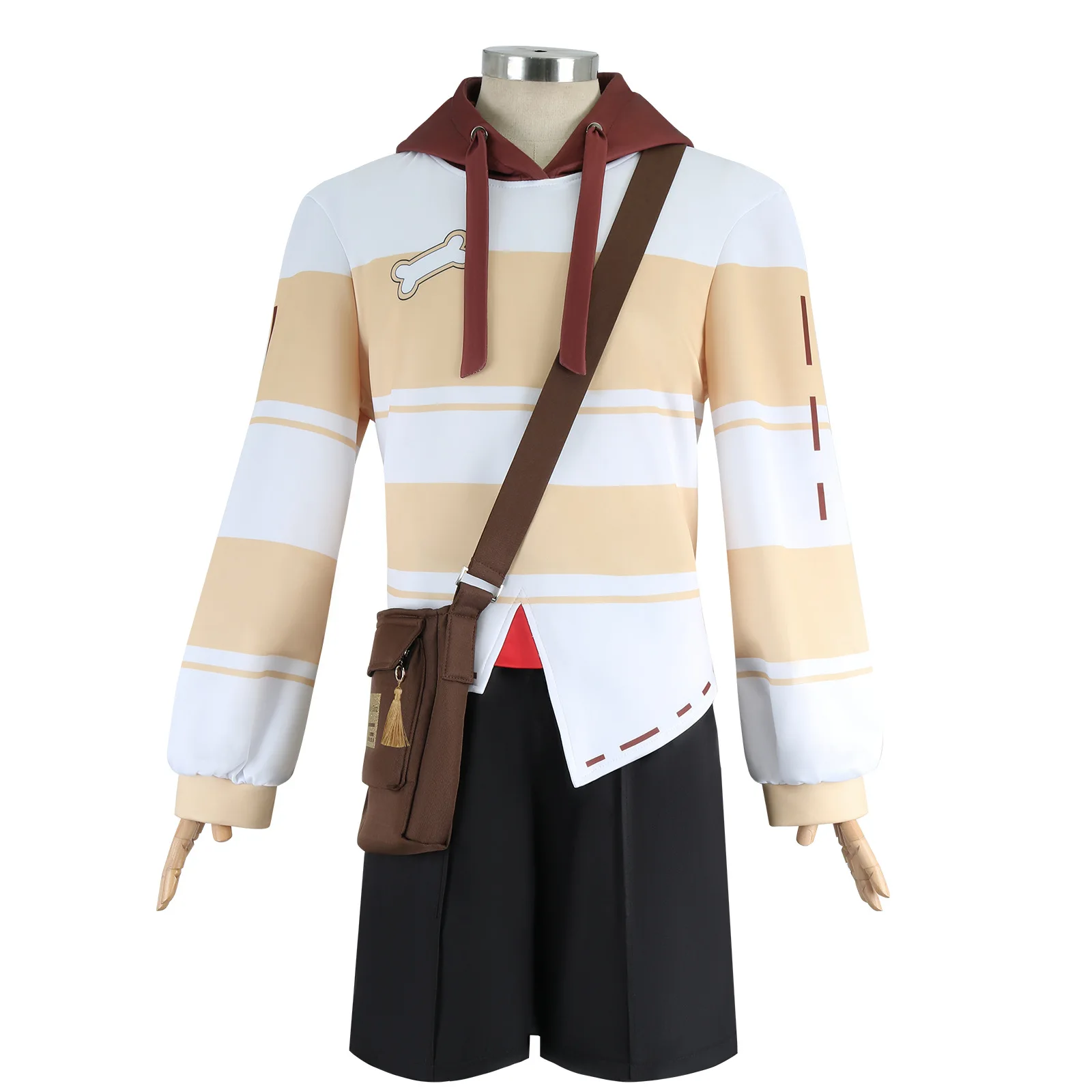 Game Identity Ⅴ Postman Victor Grantz Cosplay Costume  6th Anniversary Skin Hoodie Pullover Uniform Man Halloween Party Suit