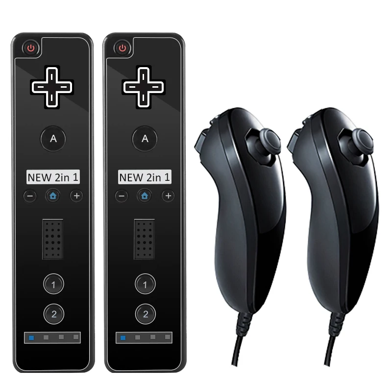 2 個のリモコンヌンチャクコントローラ Wii コンソールワイヤレス
