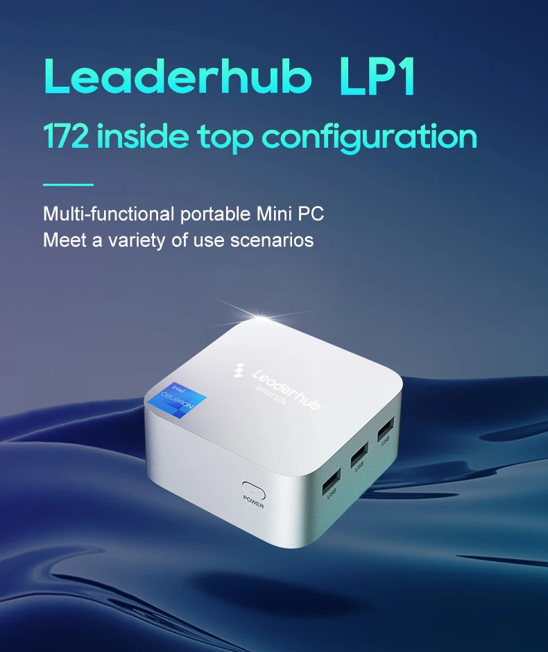 Leaderhub OEM/ODM Minipc Win-dows 11 Pocket Mini PC For Business Office Use Lightweight And Efficient