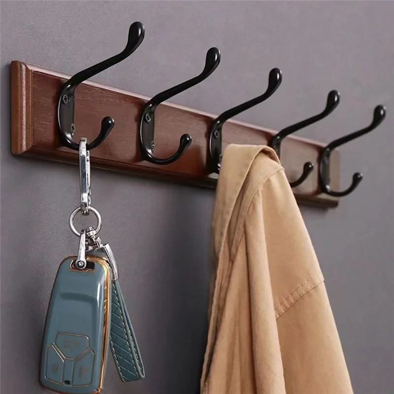 خطاف تعليق حائط من الخشب الصلب GYTB لأبواب غرف النوم، رف معطف صديق للبيئة لغرفة النوم والباب