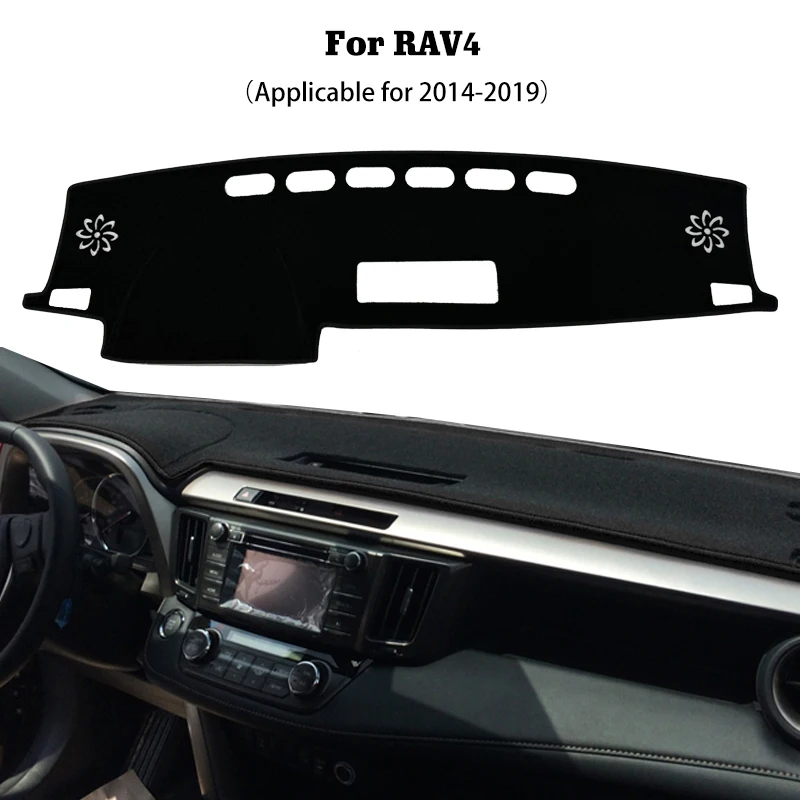 

Подходит для Toyota RAV4 2014-2019, солнцезащитный козырек на приборную панель, защита от ультрафиолета на переднее лобовое стекло, теплоизоляция и салон автомобиля.