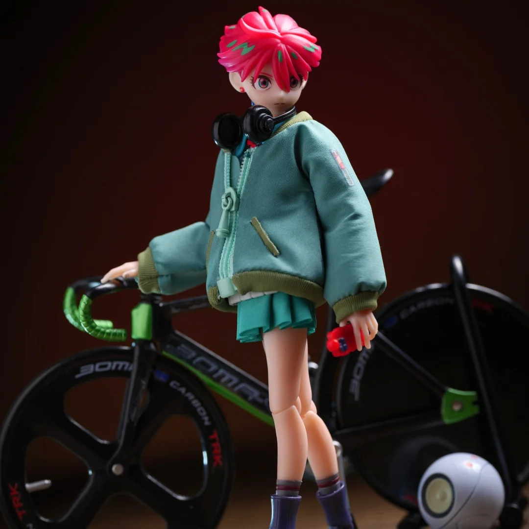 Gundam GQuuuuuuX frs Anime Handmade clothes jacket Amate Yuzuriha MACHU Gundam Driver Built In Iron Wire Is Suitable for 1/12Toy