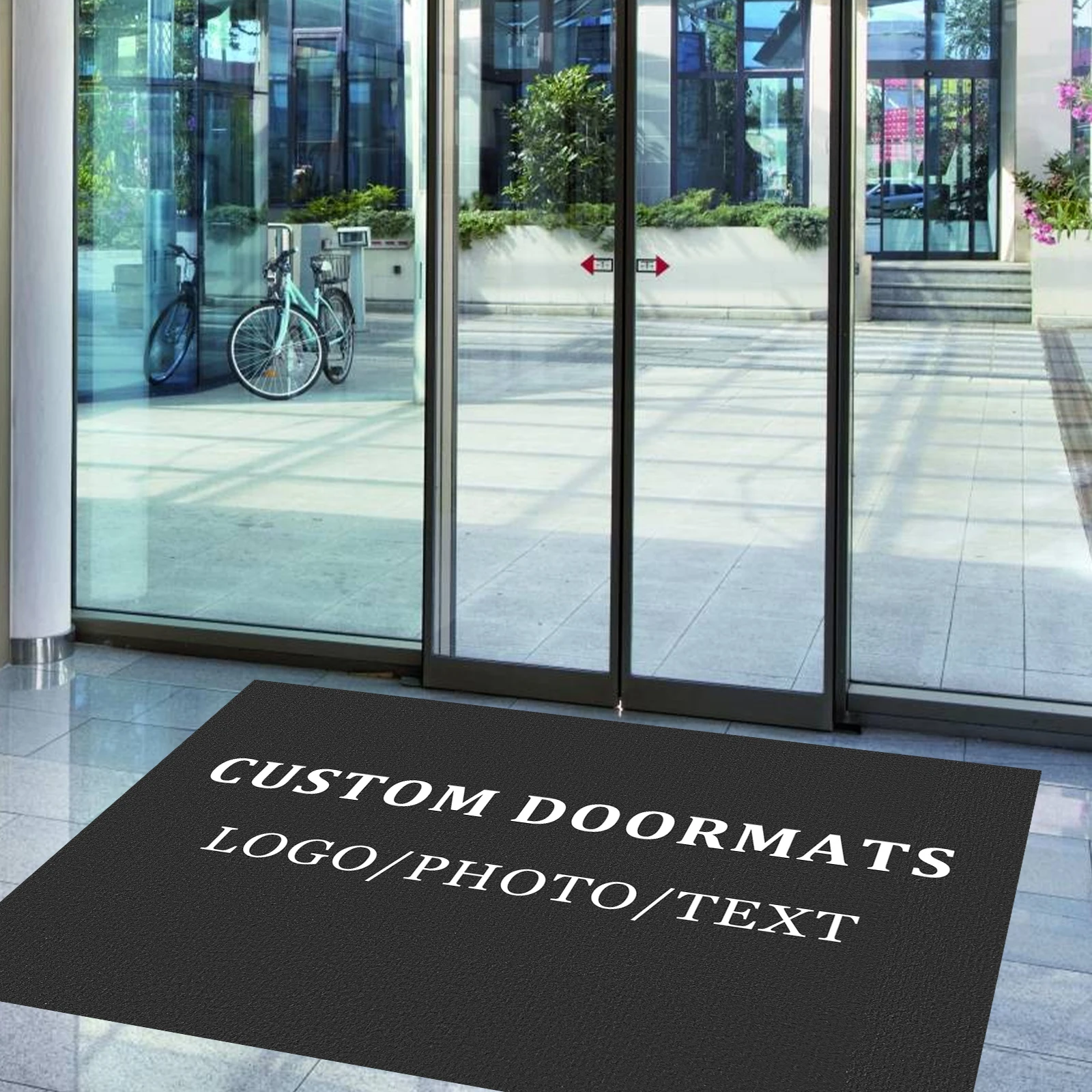 Personalized Doormat Custom Non-Slip Rug Quick-Dry Absorbent Carpet Custom Office Floor Mat Logo Photo Home Entryway Mats Use