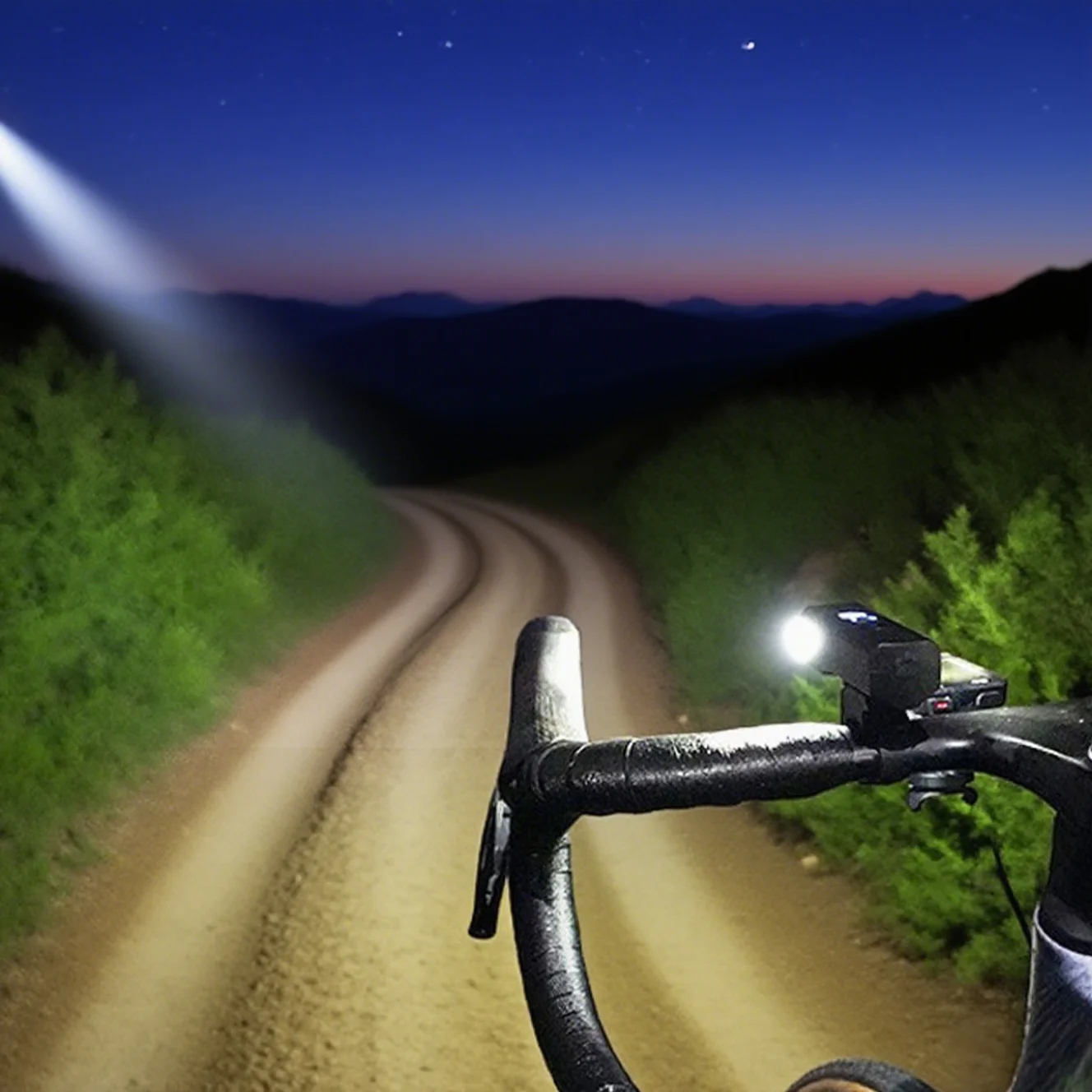 1pc Bicycle Front Light Bicycle Light Waterproof Bike Flashlight Automatic Sensor Safety Lamp Headlight for Night Riding