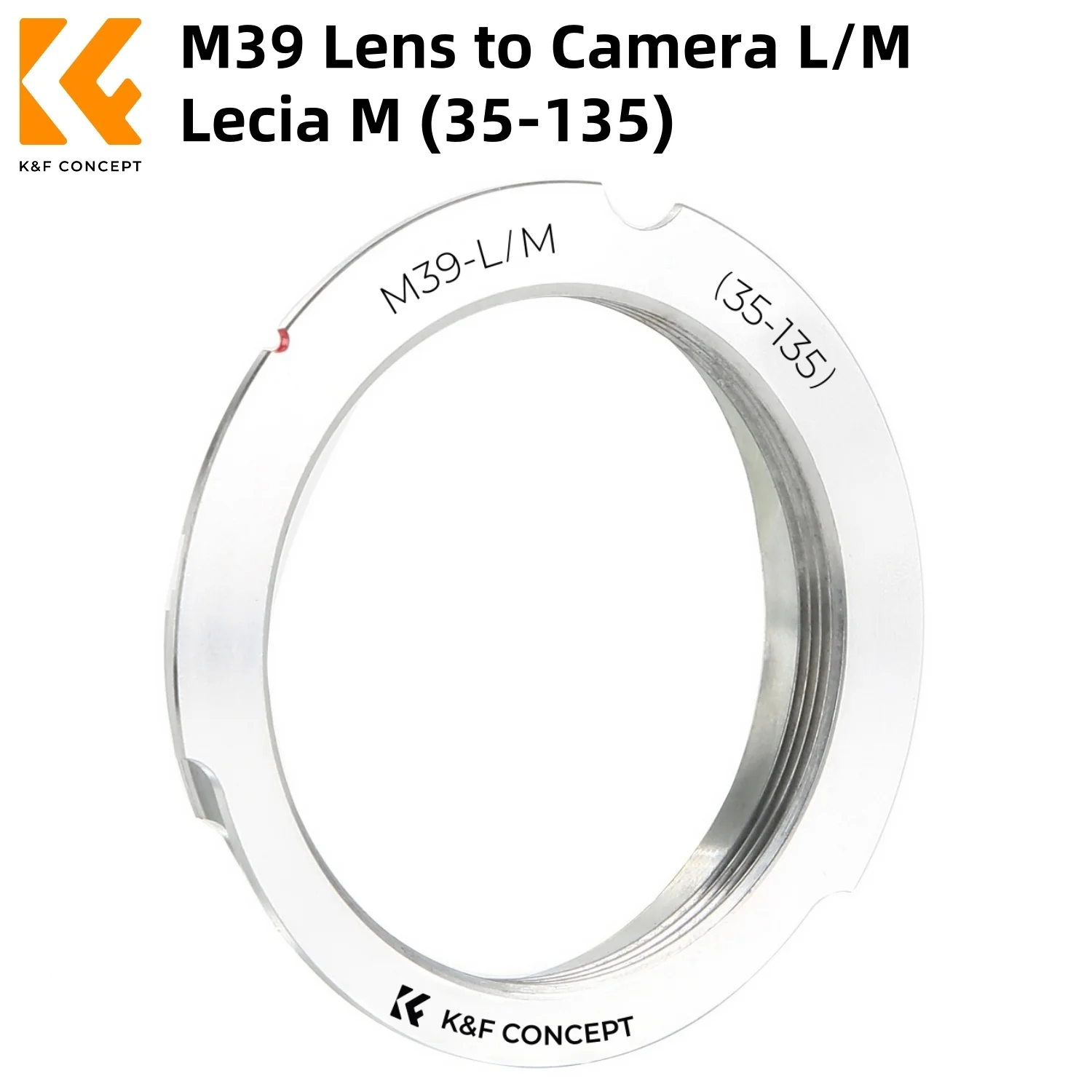 K&F CONCEPT Camera Lens Adapter voor M39 Lens naar Sigma Leica Panasonic Nikon Z Fuji X M4/3 Olympus L/M Sony E EOS R Mount Camera