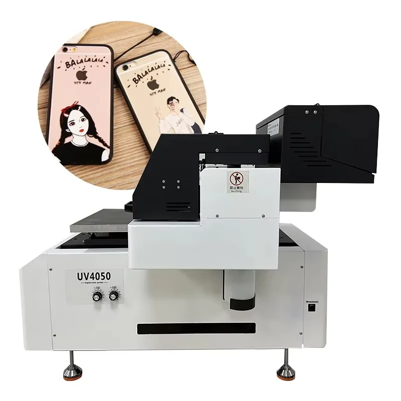 Customized Video Technical Support Cmyk White Multicolor Uv Ink Supply Uv 40*50cm Size Flatbed Printer For Glass Beverage Cup Pr