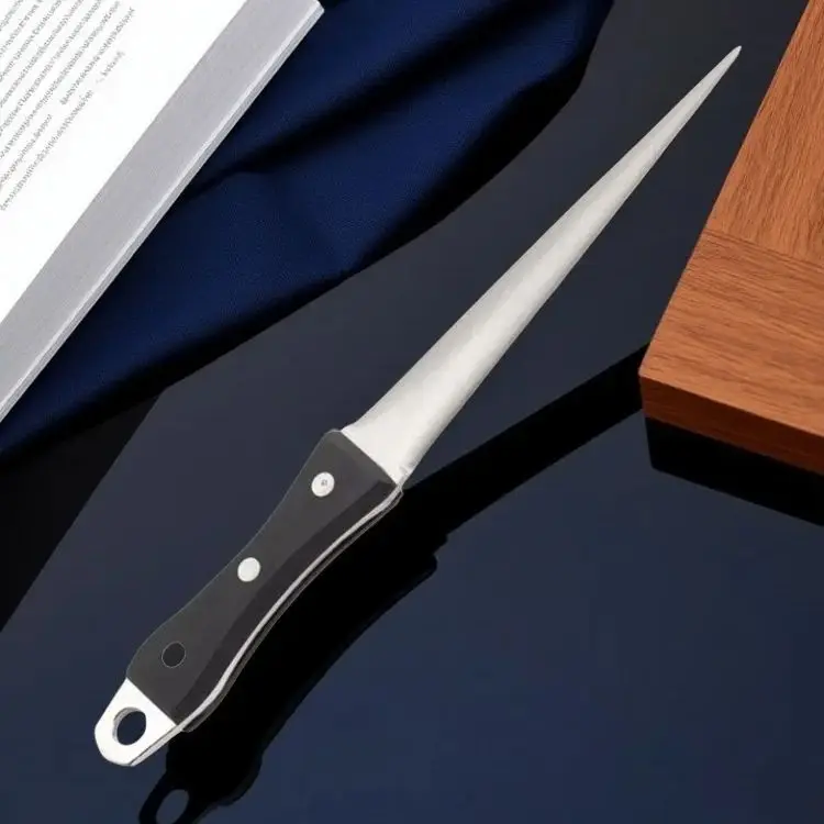 27,5 cm Diamant-Schleifstab, Körnung 400 # Küchenmesserschärfer, Stahlschärfer, Küchenschleifwerkzeug, Messer, Schere, Honen