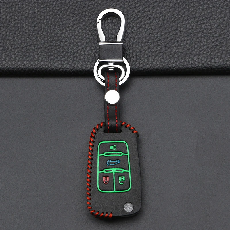 For Buick For Chevrolet Cruze Aveo Trax Sail Malibu Opel Astra Corsa Meriva Zafira Vauxhall Antara J Luminous Style Car Key Case