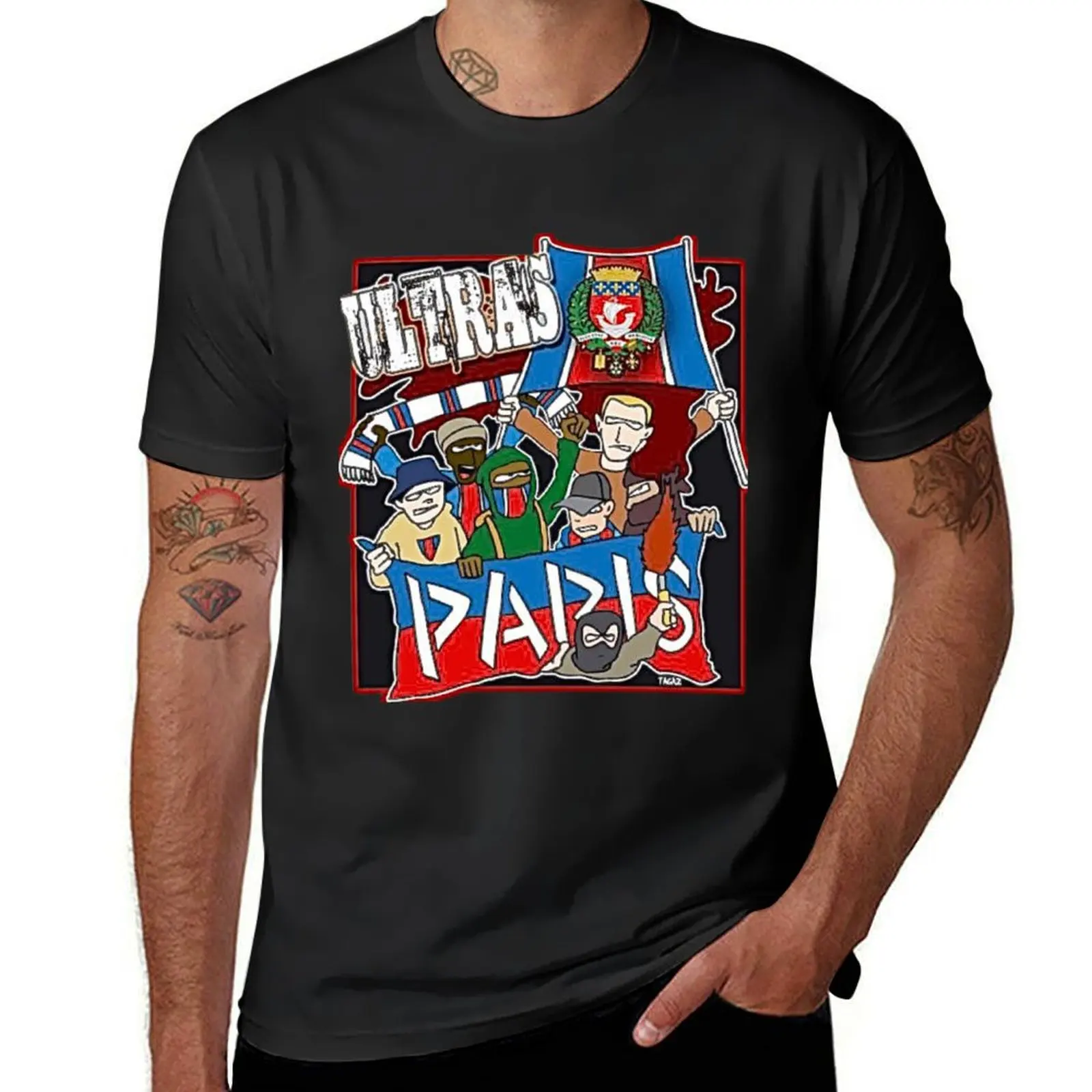 Ultras Paris T-Shirt Aesthetic clothing summer top plus size tops quick-drying t shirt men