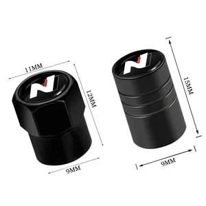 Car tire valve lids, staff for hyundai n line i10, i20, i30, sonata, tucson, oil, elantra, vagoster, kona, 4 pieces per set 8 Main Sales Valve Body i30 - №6