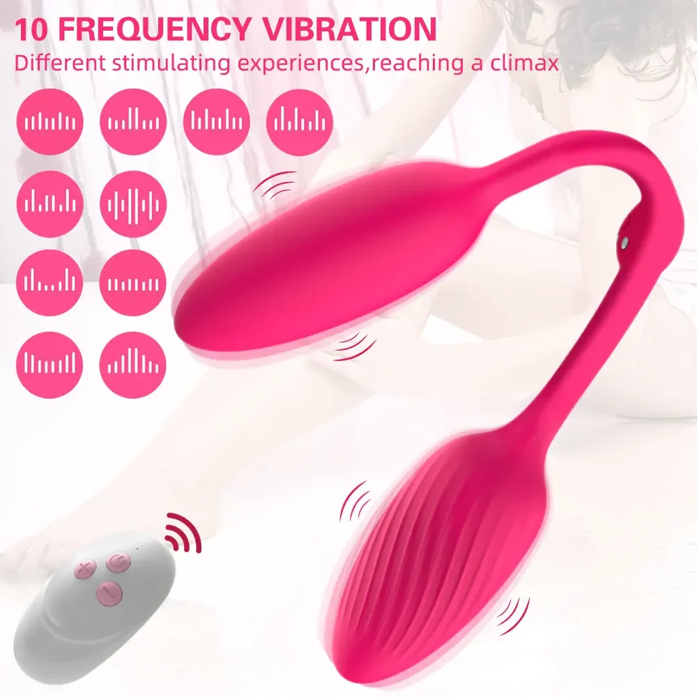 Double Dildo Anal Vibrators for Women Wearable Panties G Spot Clitoris Stimulator Butt Plug Vibrating Eggs Sex Toys for Couple