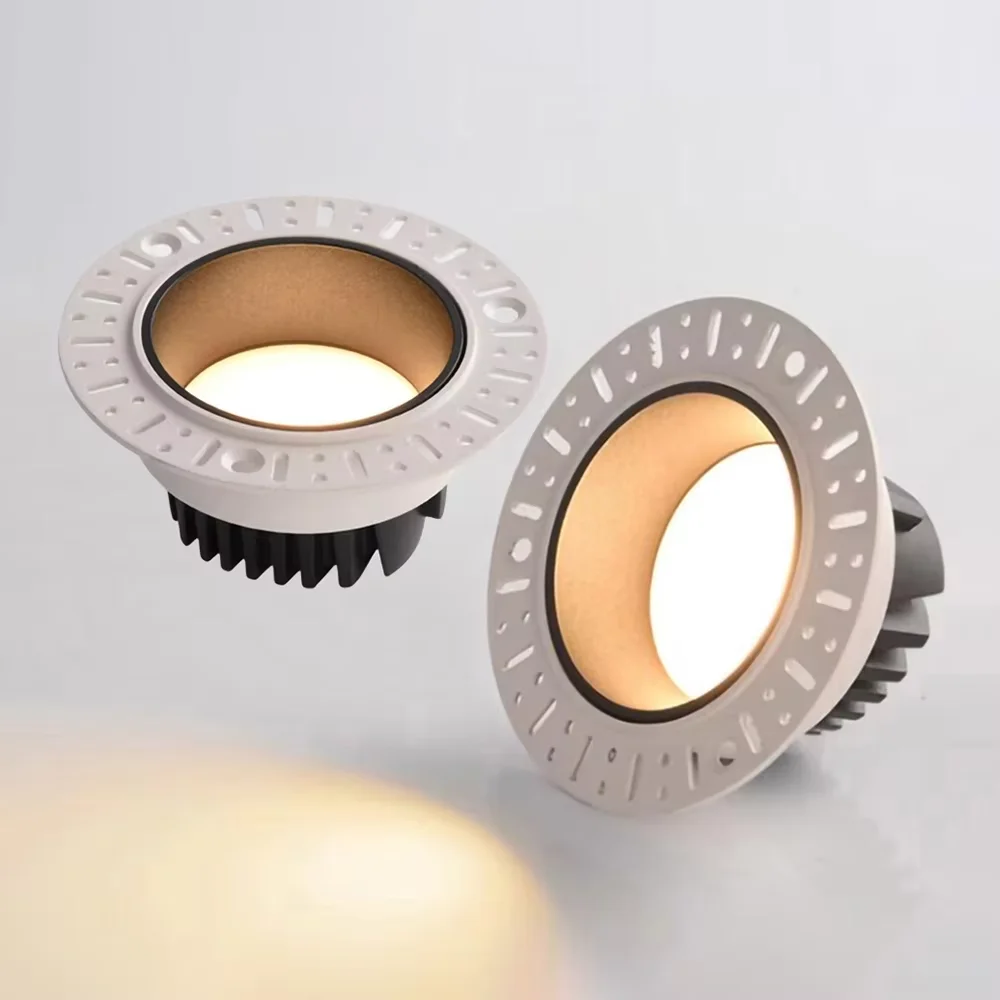 

Dimmable Anti Glare LED Downlights Recessed 7W 10W 12W 15W 18W 20W Ceiling Spot Lights Aluminum No Border Lamp Indoor Lighting