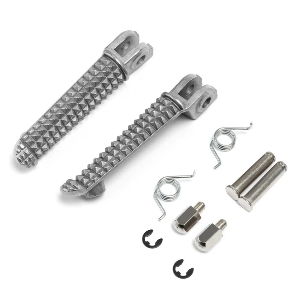 

Aluminum Motorcycle Front Rider Pedals Long-style Universal Motorcycle Foot Pegs for YZFR1 1998-2023 YZFR6 99-20 R6S 03-09