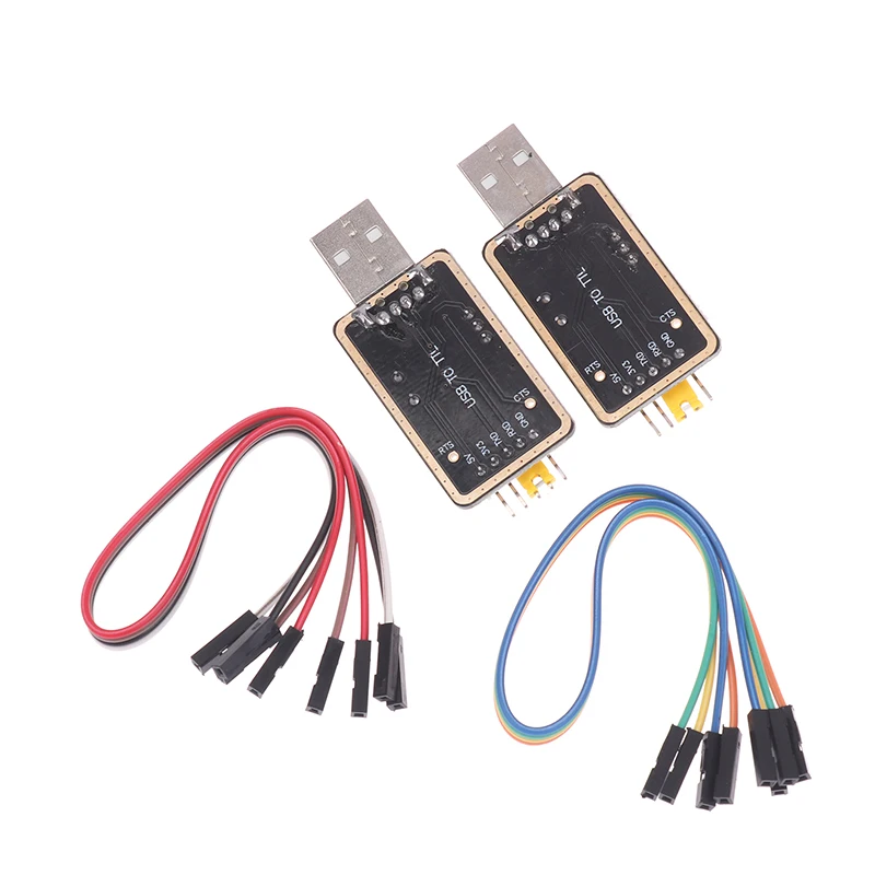 **CH340G Serial Port Modules USB To TTL Converter UART Module CH340 3.3V 5V Nine Brush Plate For Arduino Diy Kit