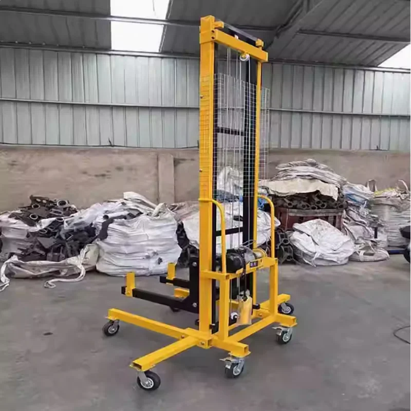 เครื่องยกไฟฟ้า 220V สำหรับยกท่อ ติดตั้งระบบระบายอากาศ ห้องเย็น แผ่นฉนวน โต๊ะยกเครื่องปรับอากาศ