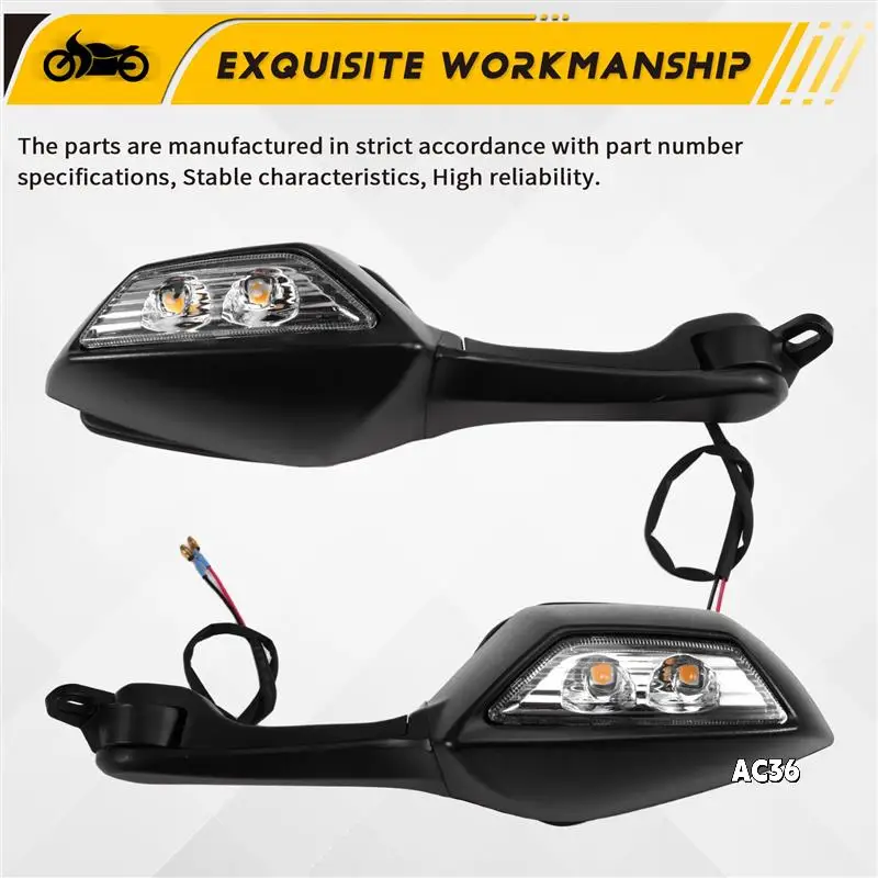 

For Yamaha YZF-R7 YZF-R9 Rearview Mirror With Turn Signal Side Mirror For Yamaha YZF-R9 Motorcycle Accessories