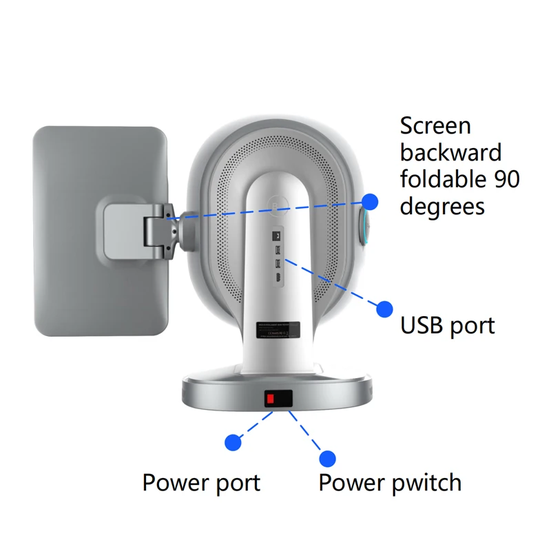 3D インテリジェント Ai 肌検出アナライザー B3 Hd スクリーン 3600 万ピクセル画像データクラウドストレージ肌アナライザー