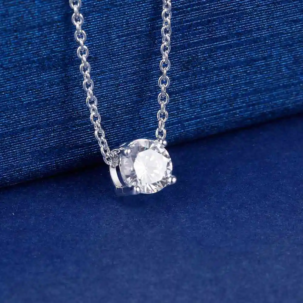 New 925 Sterling Silver Necklace Zircon Pendant For Women Fashion Clavicle Chain Wedding Jewelry Party Gift High quality