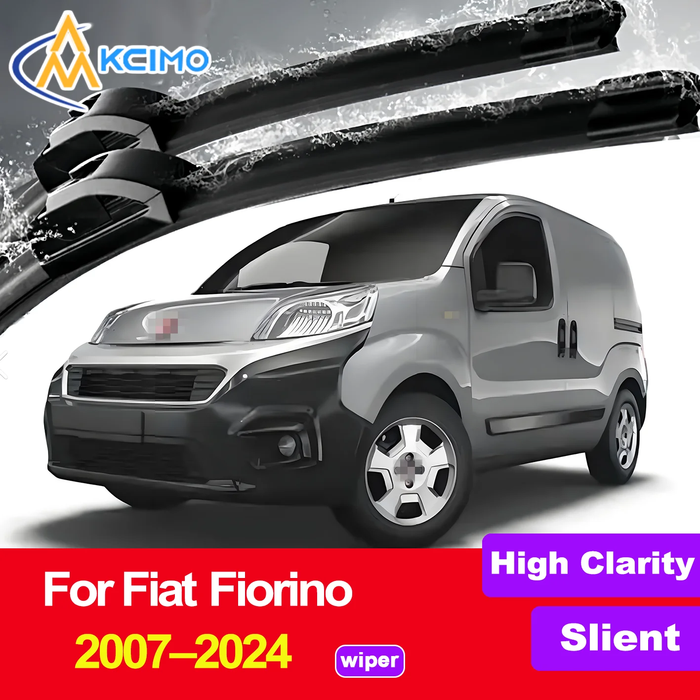

2PCS HD Wiper Blades for Fiat Fiorino 225 2007-2024 Fiat Fiorino Professional Fiat Fiorino Qubo Fiat Fiorino Panorama Fiat Fiori