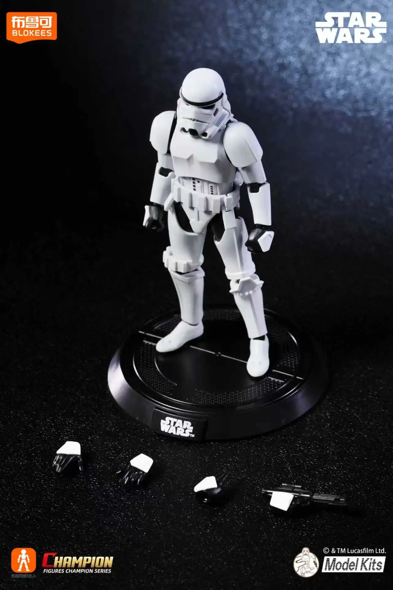 Blokees حرب النجوم دارث فيدر أنكين سكاي ووكر الجيش الإمبراطوري الإمبراطوري Stormtrooper ما وراء النسخة عمل الشكل أنيمي اللعب الهدايا