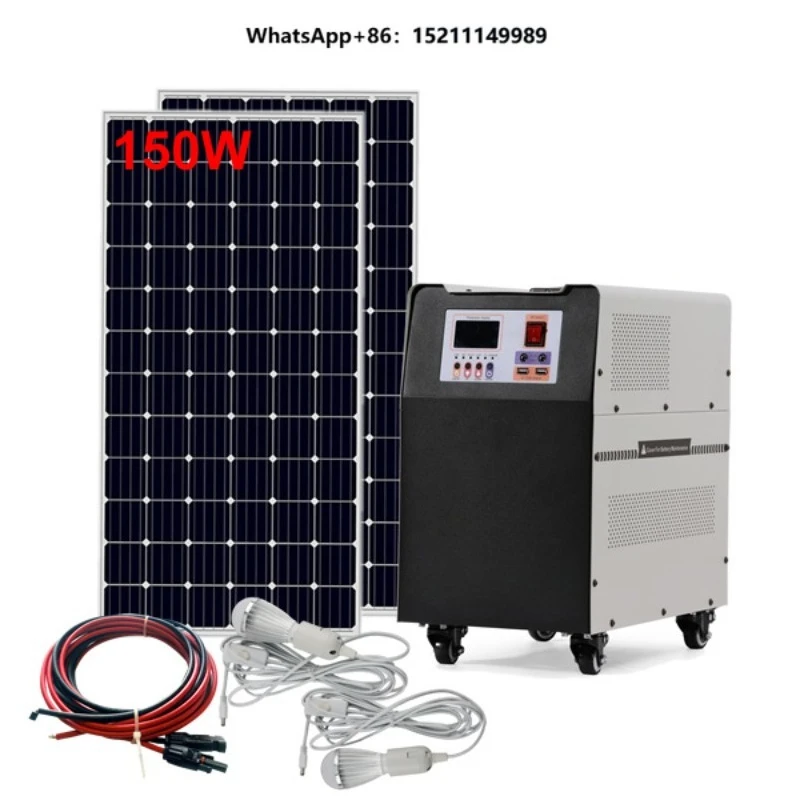 Whole House 220v 1500w Portable Solar Power Generator Solar Power System for Home Solar Systems