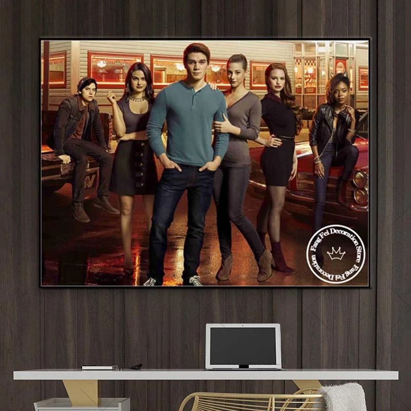 Riverdale Full Diamond Embroidery Painting Classic TV Series Cross Stitch Picture Mosaic Craft Living Room Decor Christmas Gifts