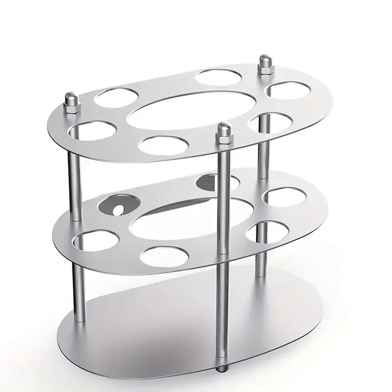 

1pc Stainless Steel Toothbrush Holder, Electric Toothbrush Holder For Bathroom, Bathroom Toothbrush Organizer, Multifunctional
