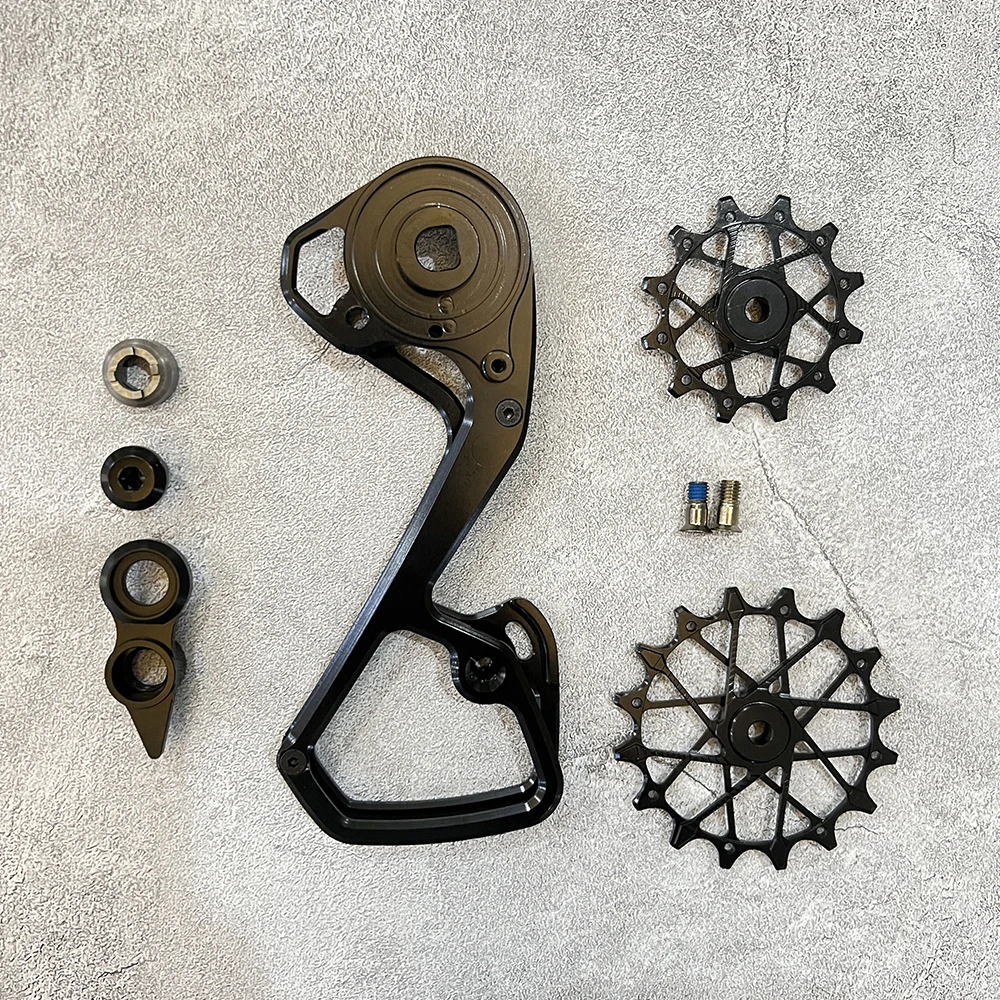 79g Only Road Rear Derailleur Cage Pulley Wheels for SRAM eTap AXS 12-speed for Cassetten up to 52 Teeth Ultra Light