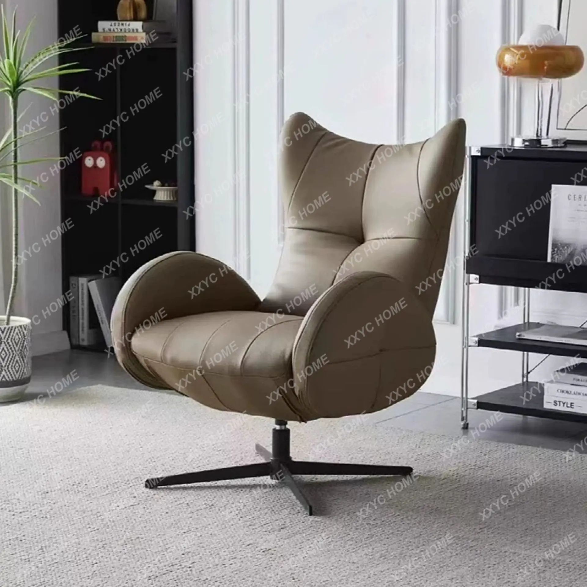 JSpace capsule leisure chair minimalist first floor rotating recliner high-end lazy chair modern