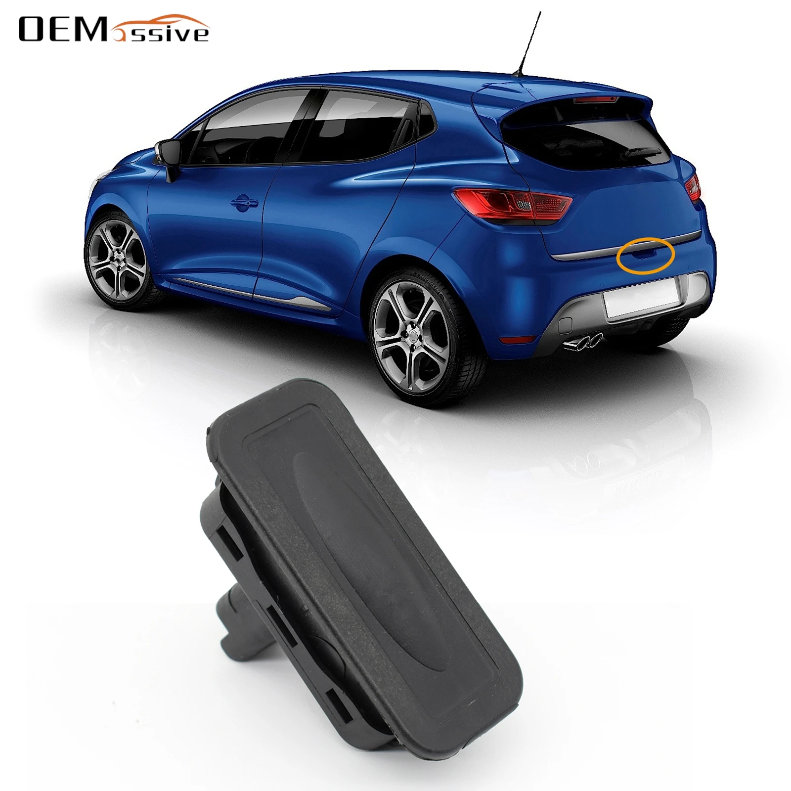 For Renault Clio 3 4 Captur Kaptur Scenic Laguna Megane Tailgate Boot Release Switch Button Handle Catch Lid Control Accessories