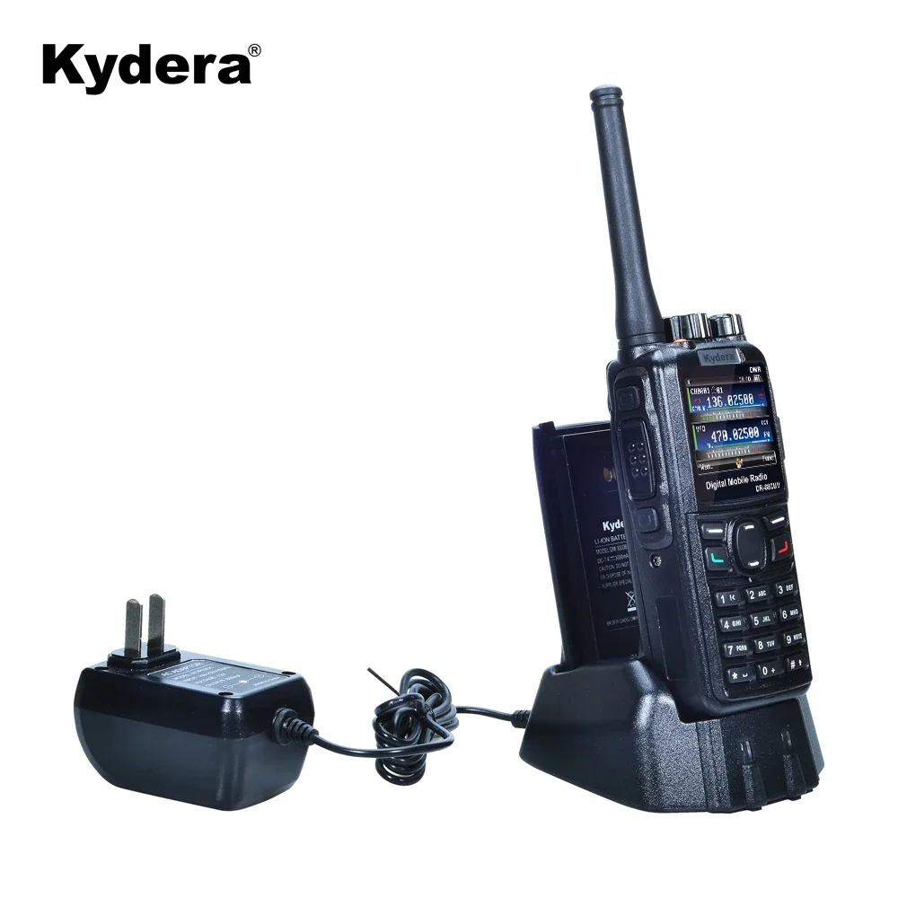 KYD DR-880UV UHF & VHF SFR Repeater Functions Dual Band DMR Two Way Radio Encrypted Walkie Talkie Full Duplex