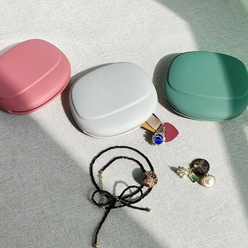 1 Pc Headphone Storage Box Silicone Earphone Data Cable U Disk Organizer Cute Coins Purse Case Bag Home Travel Business Trip