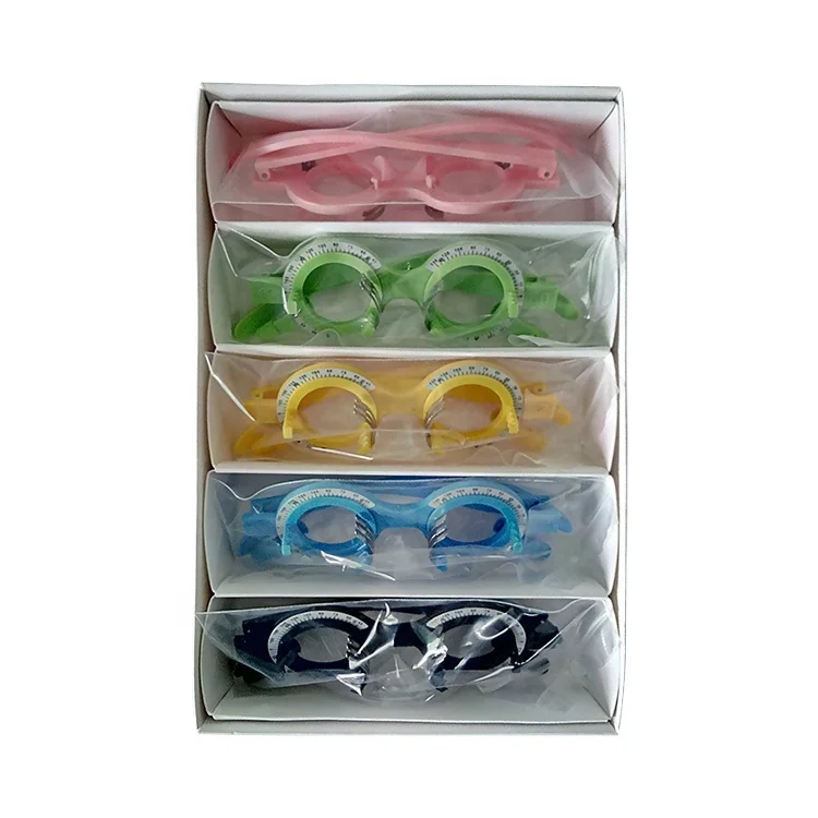 TF-AT5605 Optical Colorful Plastic Children Optometry Trial Frame for Vision Test