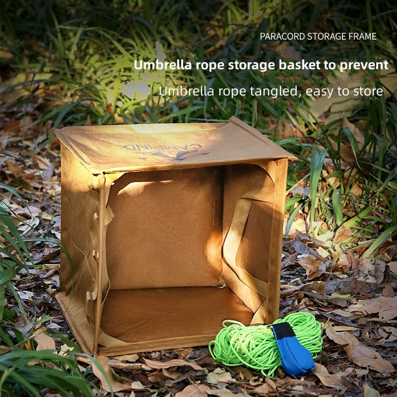 Portable Lawn & Leaf Waste Bag Foldable Dirty Clothes Basket with Handle Foldable Camping Recycle Bin for BBQ Picnic Hiking