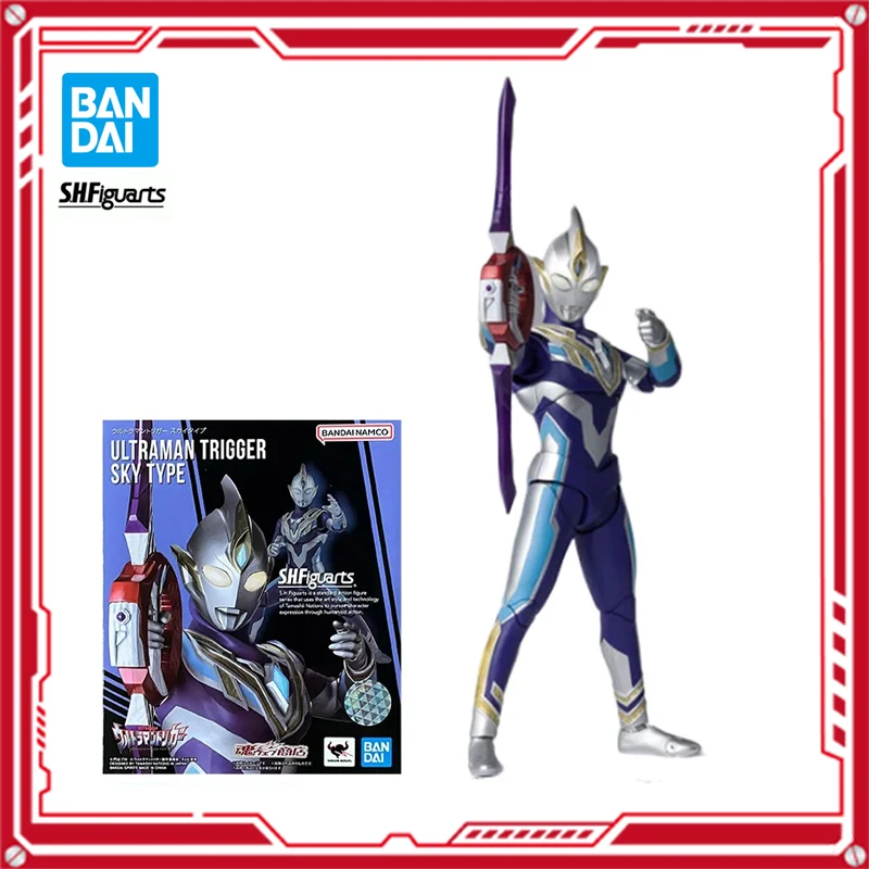 

In Stock Bandai S.H.Figuarts ULTRAMAN TRIGGER Original Genuine Anime Figure Model Toy For Boy Action Figures Collection Doll PVC